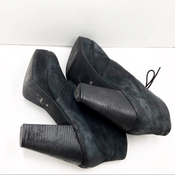 {STEVE MADDEN} 'Raspy' Distressed Leather Platform Boots - Picture 11 of 16